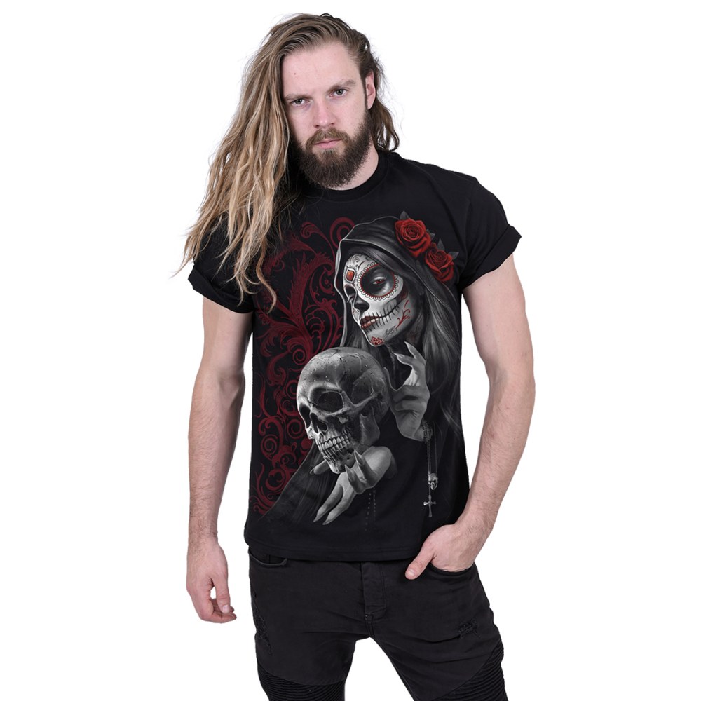 Spiral - Love Is Dead Unisex T-shirt - Zwart